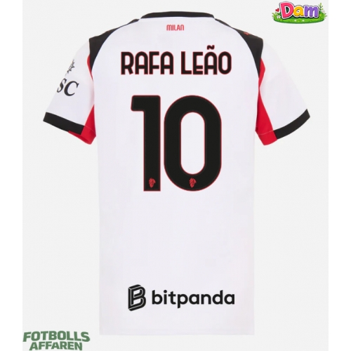 AC Milan Rafael Leao #10 Bortatröja Kvinnor 2025-26 Kortärmad